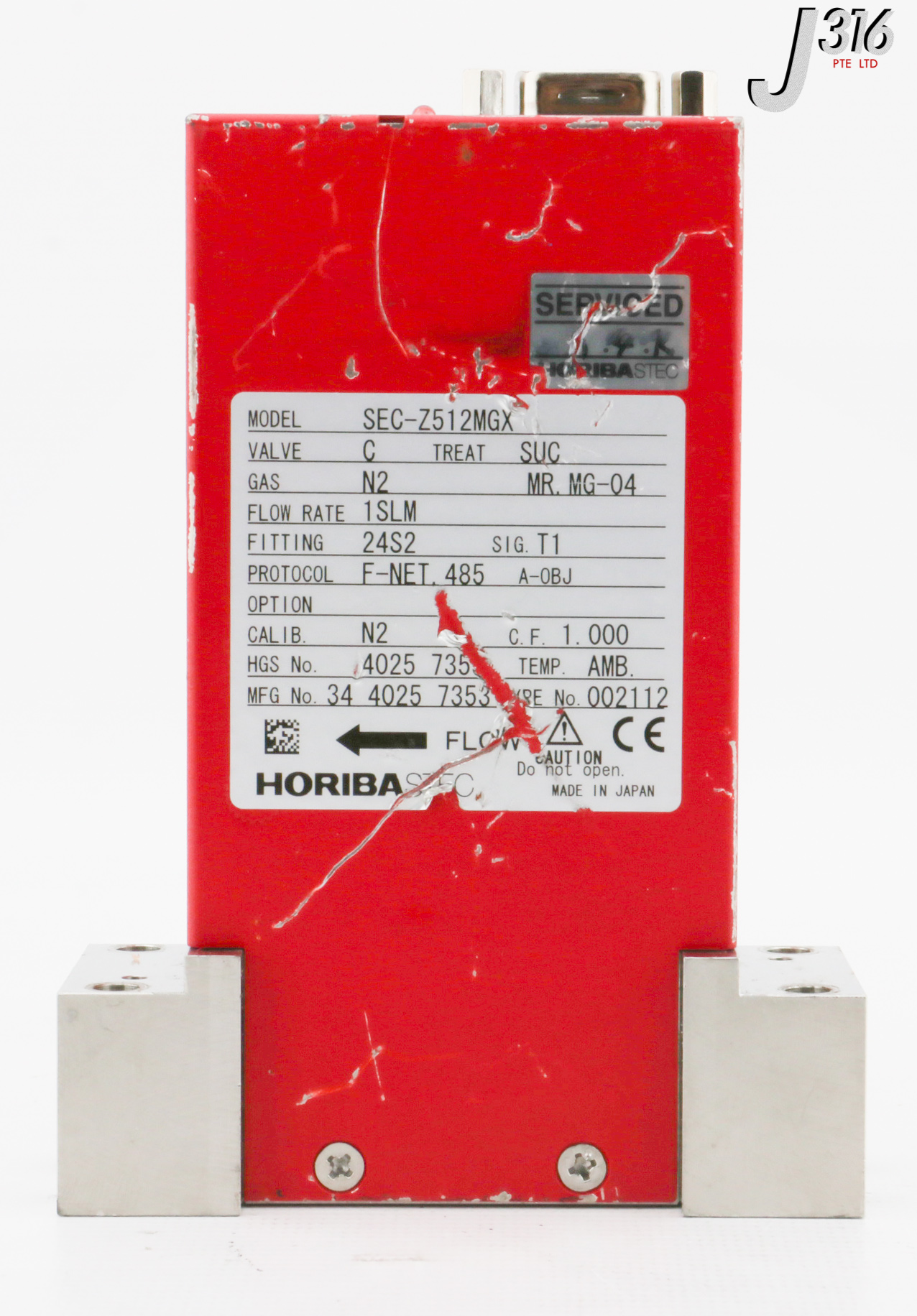 6829 HORIBA-STEC MFC, Z500 SERIES SEC-Z512MGX | eBay